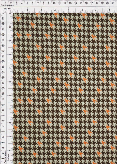Houndstooth Double Knit Jacquard Fabric