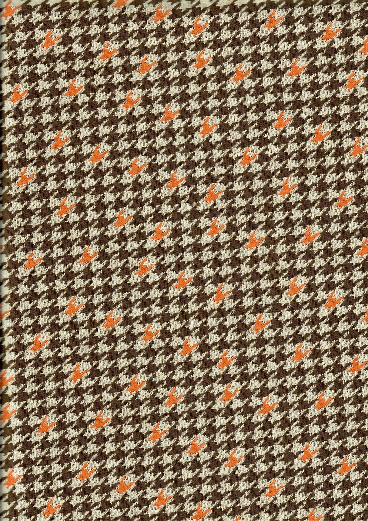 Houndstooth Double Knit Jacquard Fabric