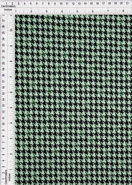 Houndstooth Double Knit Jacquard Fabric
