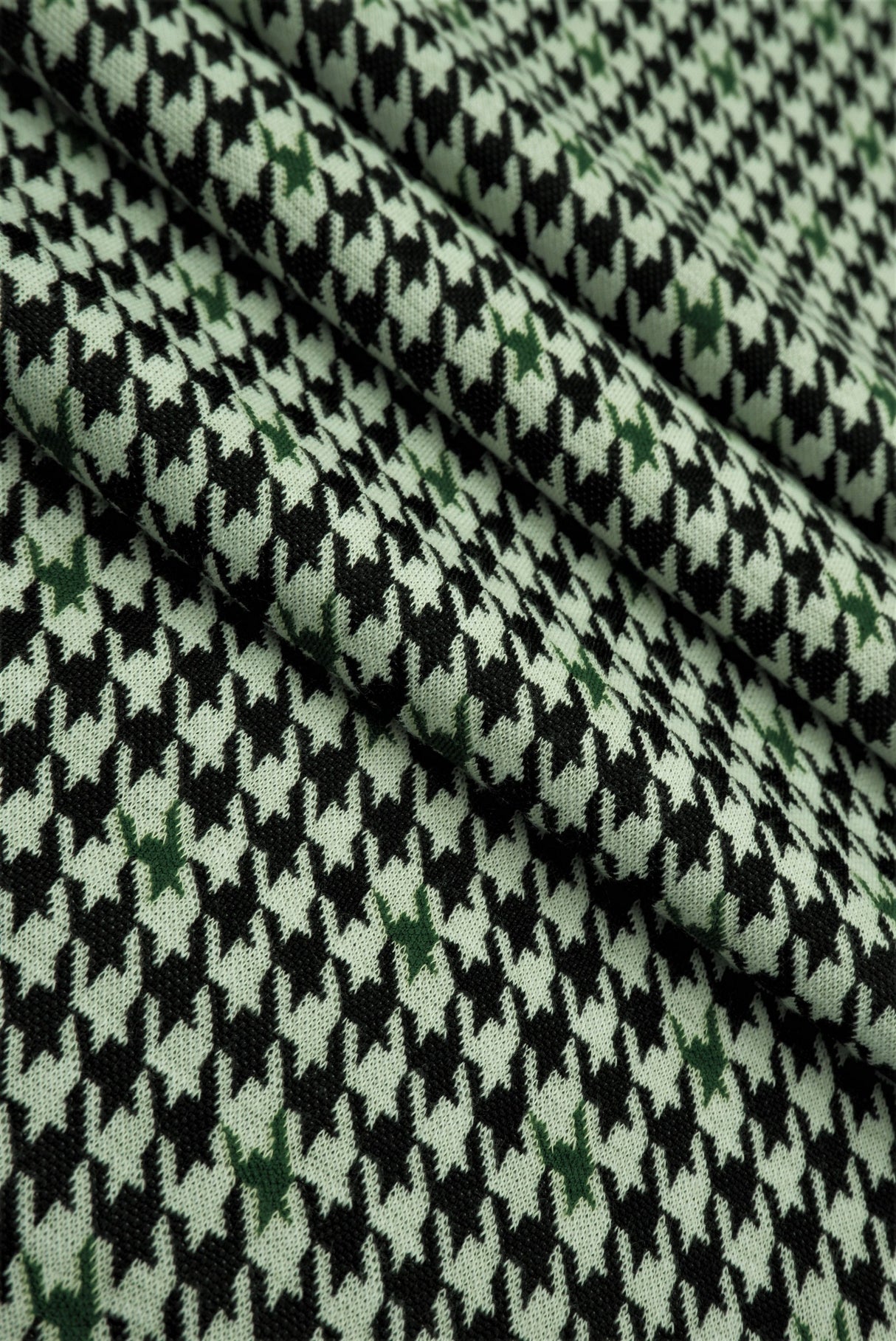 Houndstooth Double Knit Jacquard Fabric