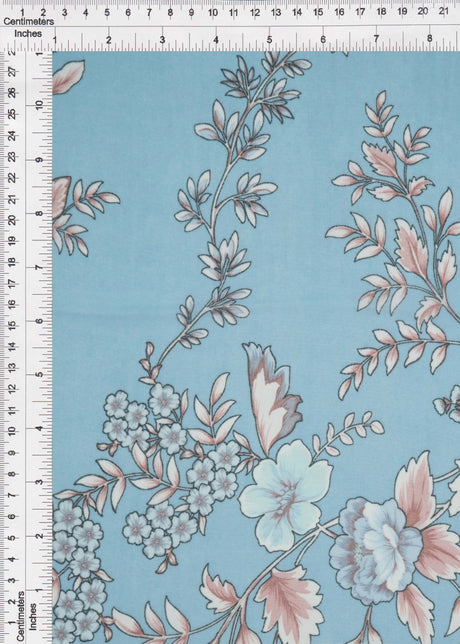1 Yard Lightweight Cotton Chiffon 57/58''Wide Semi Sheer in Denim or Orange