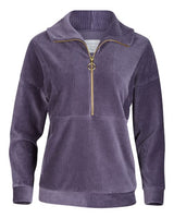 Women's Manchester Corded Quarter-Zip Pullover