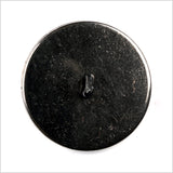 Shank Back Zamac Button - 36L/23mm - Black with Silver Metal Rim