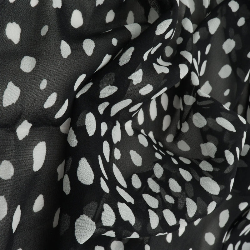 Lightweight Animal Print Cotton Chiffon 70GSM, 57/58'' Wide