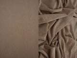 1 Yard Slinky Rib Knit Fabric 1x1 Solid Polyester Spandex Stretch 52/54 Inches