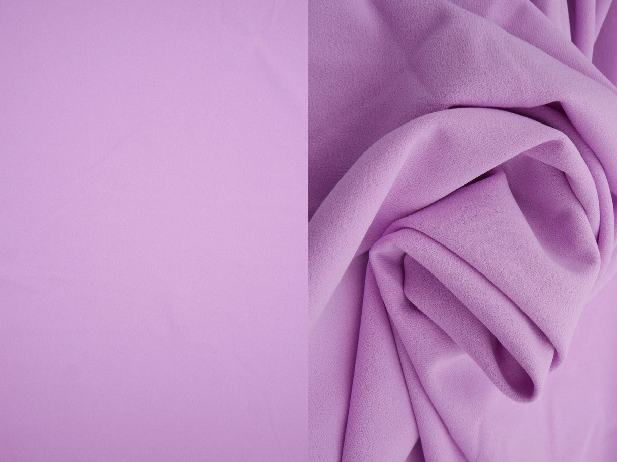 1 Yard Solid Techno Crepe Fabric, Heavy Stretch 58/60" Wide for Apparel