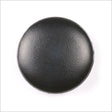 Shank Back Zamac Button - 36L/23mm - Faded Black with Silver Metal Rim