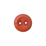 Orange Plastic Button - 24L/15mm