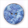 Blue 2-Hole Coconut Button - 36L/23mm