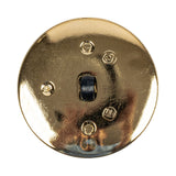 Navy/Gold Rhinestone Button - 54L/34mm