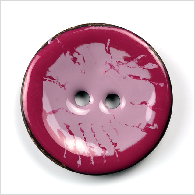 Purple 2-Hole Coconut Button - 80L/50.8mm