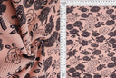 Pleated Geo Floral Interlock Knit