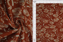 Pleated Geo Floral Interlock Knit