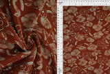 Pleated Geo Floral Interlock Knit
