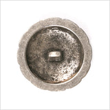 Beige and Black Metal Blazer Crest Button - 36L/23mm