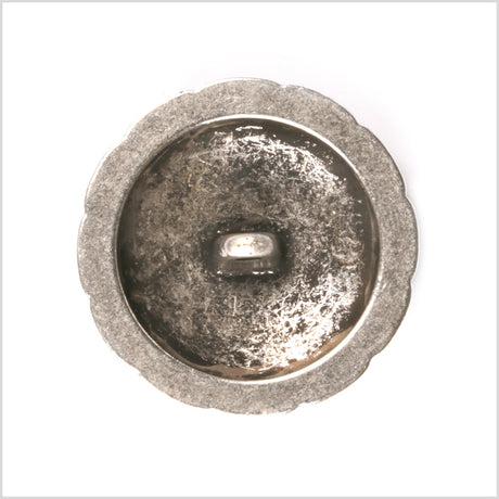 Beige and Black Metal Blazer Crest Button - 36L/23mm