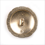 Gold Metal Coat Crest Button - 44L/28mm