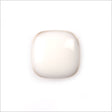 Italian White and Gold Metal Square Shank Back Button - 18L/11.5mm