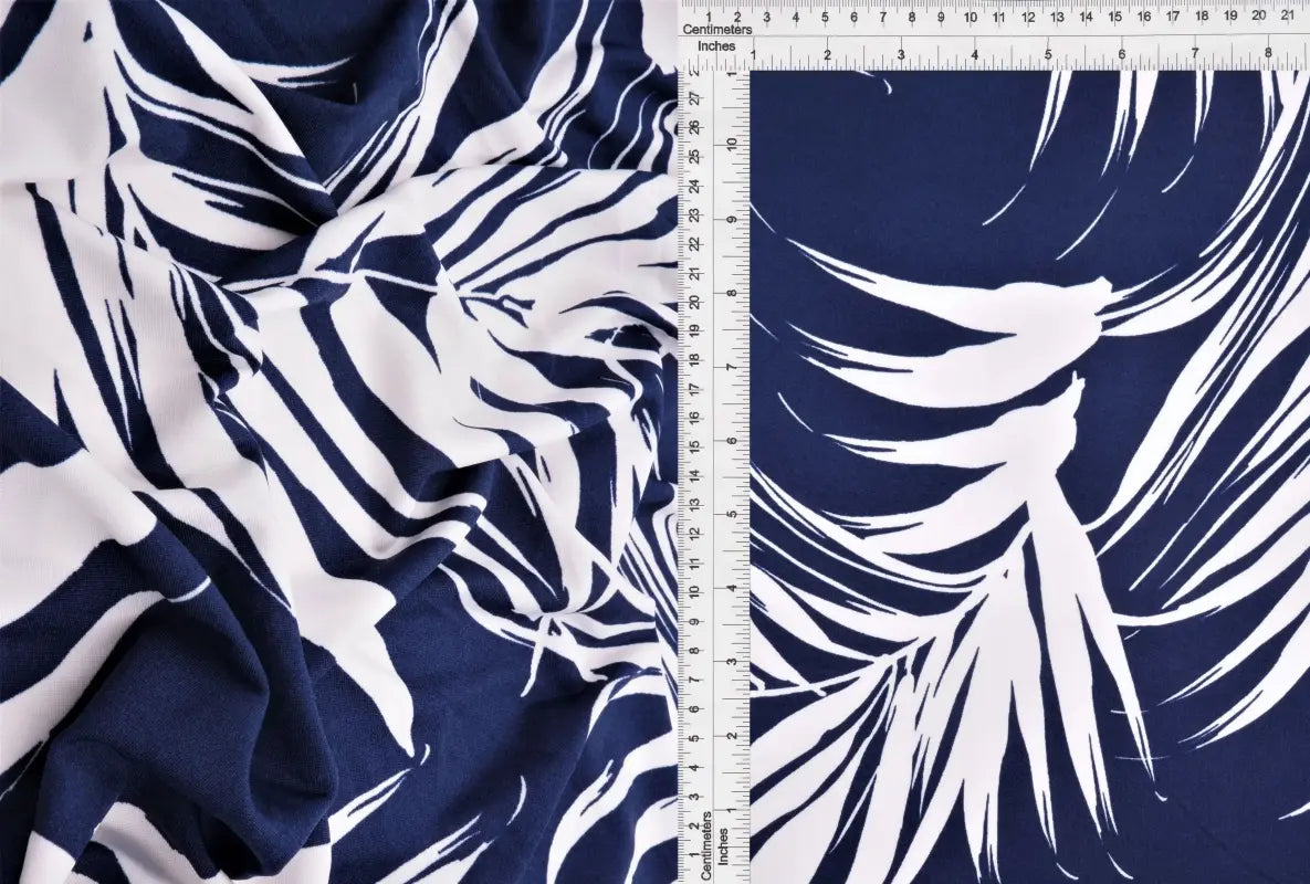 1 Yard DTY Tropical Print Stretch Knit Fabric 58 Inch Wide