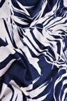 DTY Tropical Print Fabric Stretch Knit Leaf & Floral Design, 58/60" Wide