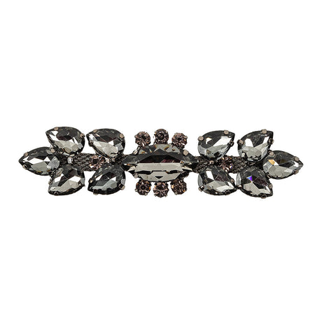 Gunmetal Sew-on Applique - 4" x 0.875"