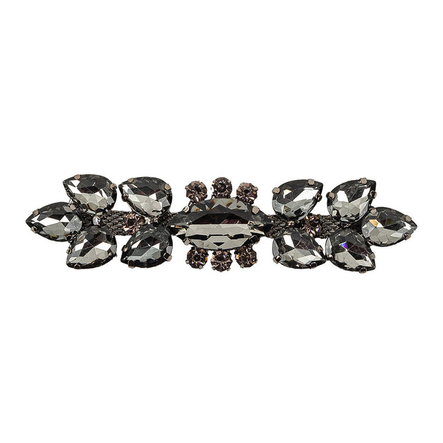 Gunmetal Sew-on Applique - 4" x 0.875"