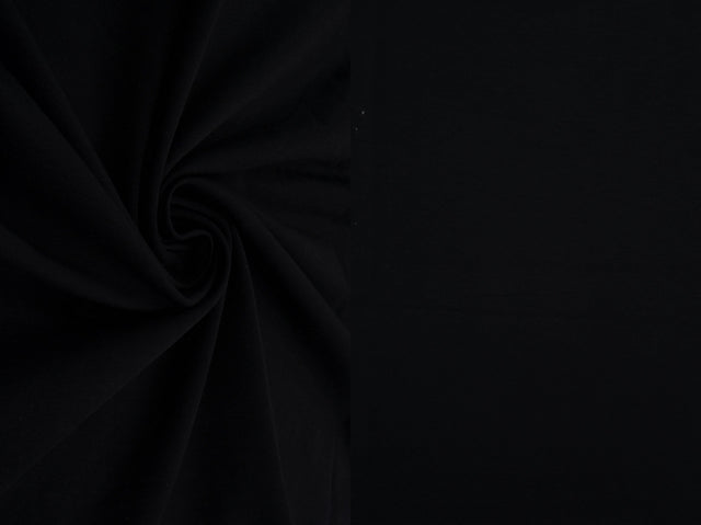 Cotton Spandex Jersey Knit Black