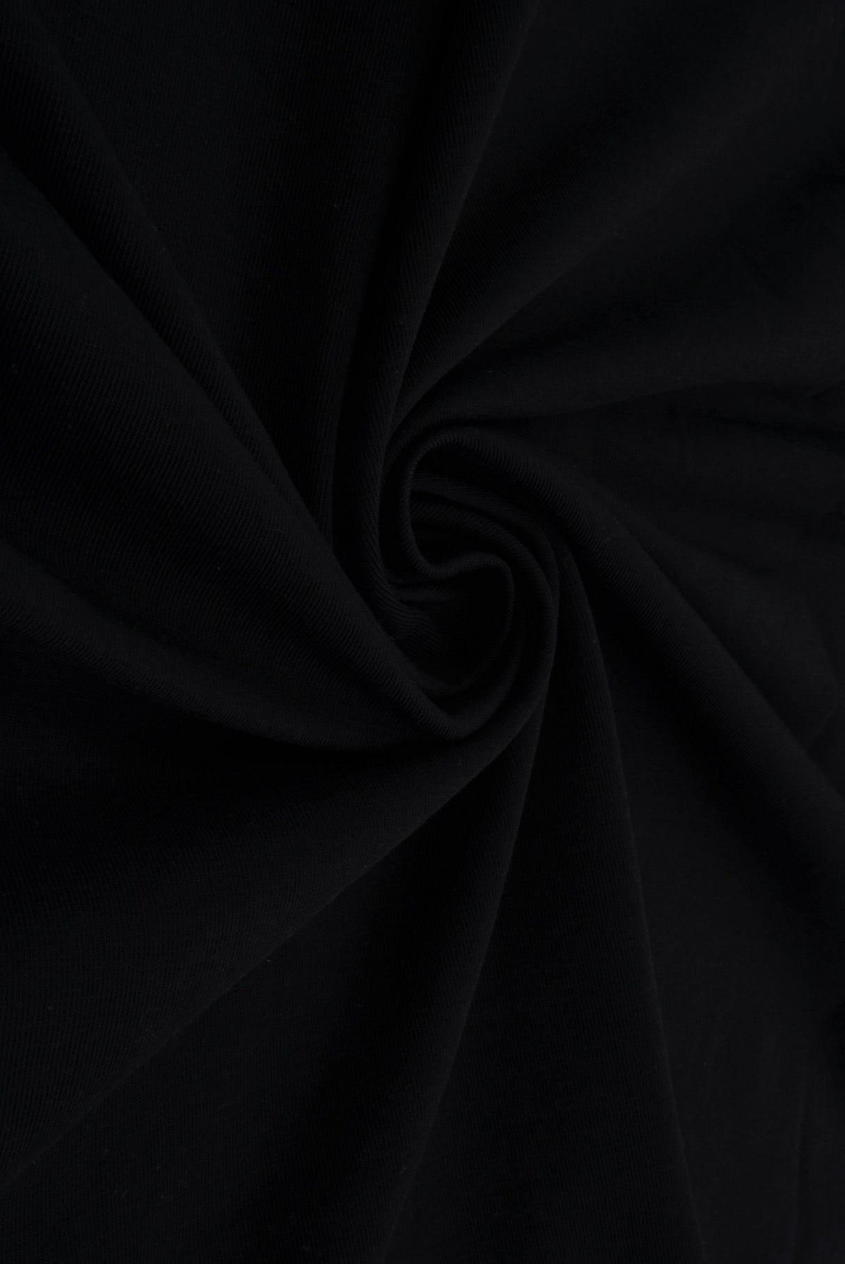 Cotton Spandex Jersey Knit Black