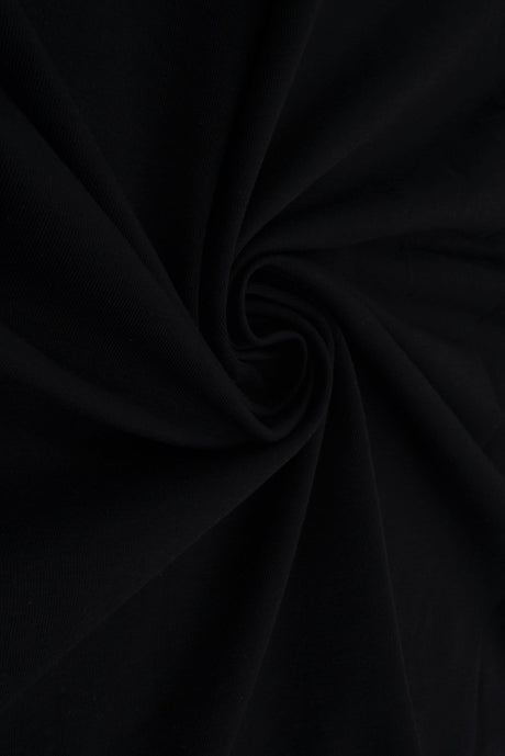 Cotton Spandex Jersey Knit Black