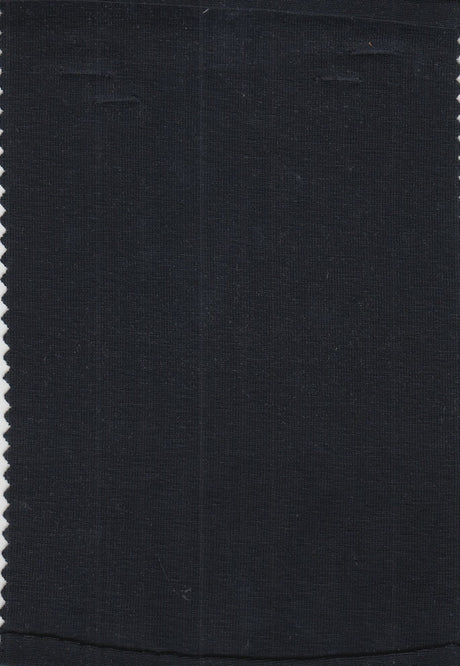 Cotton Spandex Jersey Knit Black