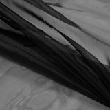 2-Ply Polyester Organza - Black - Zelda Collection