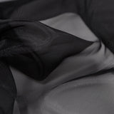 2-Ply Polyester Organza - Black - Zelda Collection