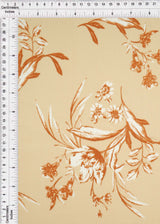 Floral Techno Crepe Stretch Knit Fabric