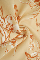 Tela de crepé techno floral, poliéster elástico con estampado de flores, 58/60" de ancho