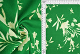 Floral Techno Crepe Stretch Knit Fabric