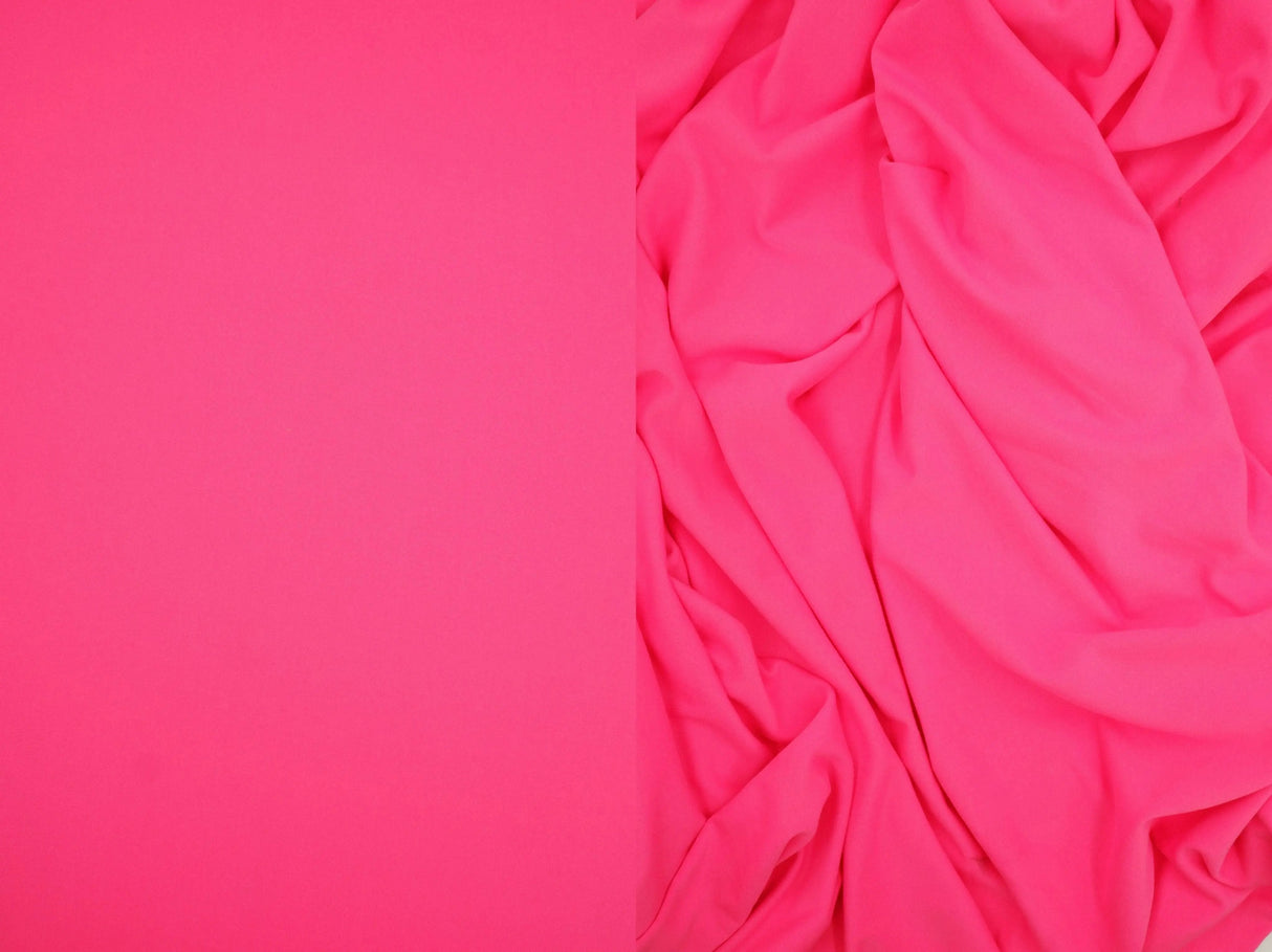 DTY Brushed Solid Knit Fabric, Soft Stretch Lightweight 58/60" Wide for Apparel and Crafts