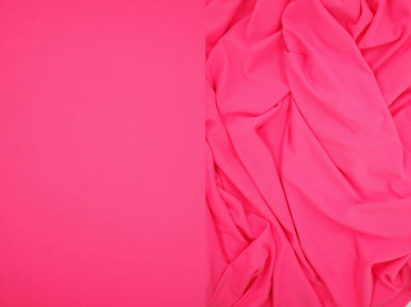 DTY Brushed Solid Knit Fabric, Soft Stretch Lightweight 58/60" Wide for Apparel and Crafts