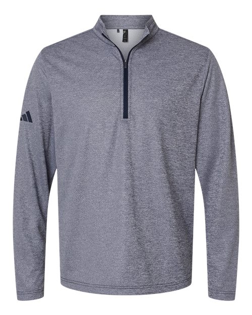 Adidas Men's Space Dyed Quarter-Zip Pullover