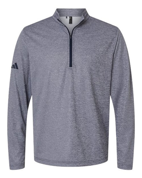Adidas Men's Space Dyed Quarter-Zip Pullover