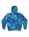 Tie-Dyed Hooded Sweatshirt