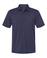 Adidas Men's Full Button Down Short Sleeve Shirt