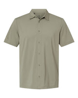 Adidas Men's Full Button Down Short Sleeve Shirt
