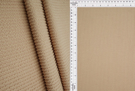 Double Knit Rib Stretch Fabric
