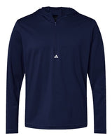 Adidas Men's Lightweight Quarter-Zip Hooded Pullover