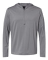 Adidas Men's Lightweight Quarter-Zip Hooded Pullover