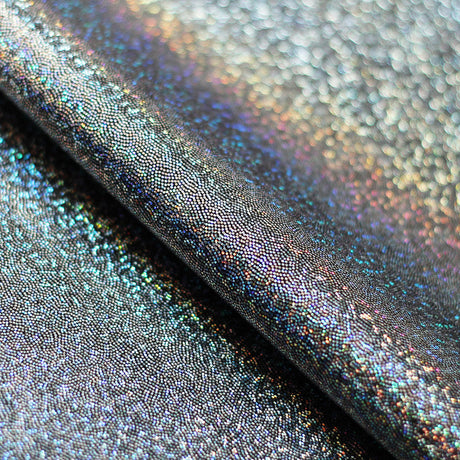 Matrix Twinkle Nylon Spandex Hologram Fabric - Assorted Colors, Solid, 57/58" Width (1 Yard)