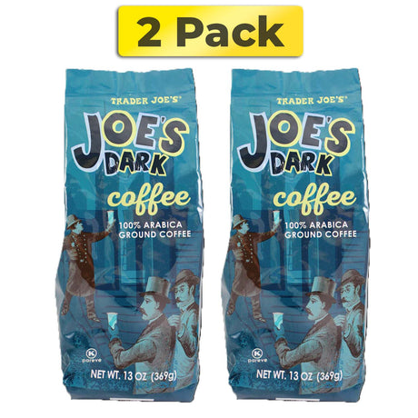 Trader Joe's Dark Roast Coffee 100% Arabica Ground, 13 oz,