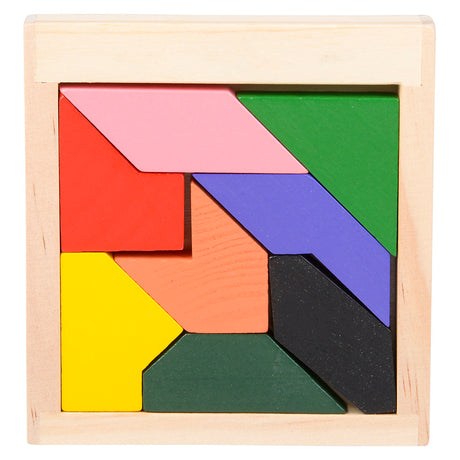 Wooden Tangram Puzzles (24 Pc Display)