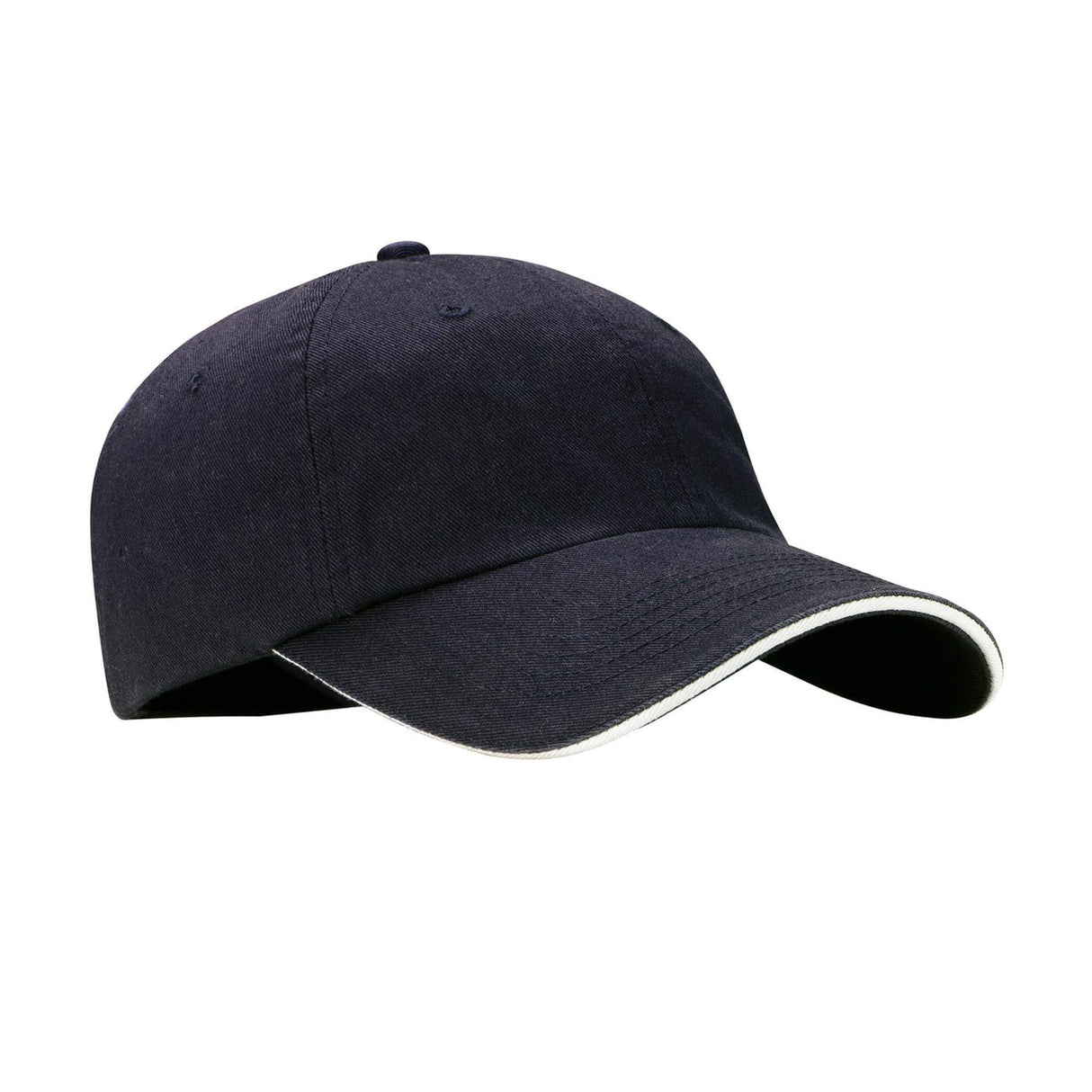 Sandwich Bill Cap with Striped Closure