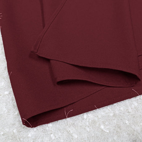 Square Polyester Table Overlay Topper 72x72 Burgundy